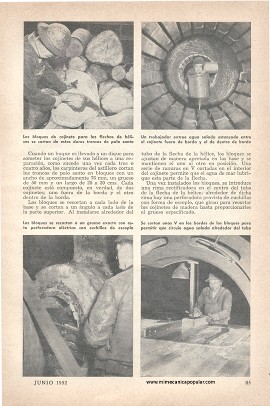 Cojinetes de Madera para Buques - Junio 1952