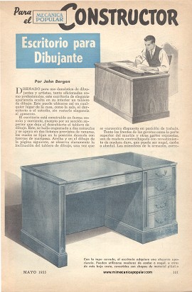 Escritorio para Dibujante - Mayo 1955