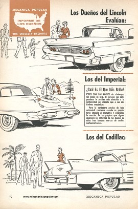 El Lincoln, Imperial y Cadillac de 1958 vistos por sus dueños - Septiembre 1958