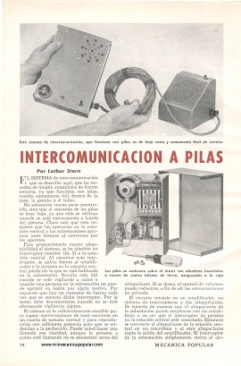 Intercomunicación a Pilas - Noviembre 1955