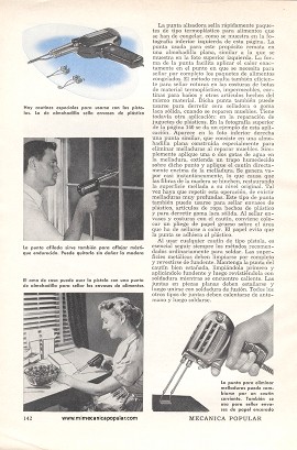 Labores con cautines de tipo pistola - Noviembre 1955
