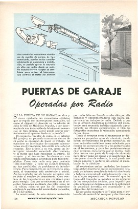 Puertas de garaje operadas por radio - Septiembre 1958