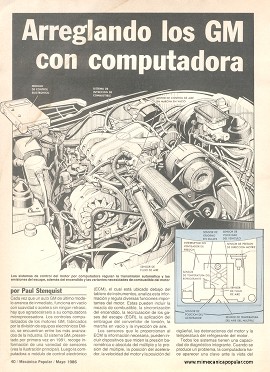 Arreglando los GM con computadora - Mayo 1986