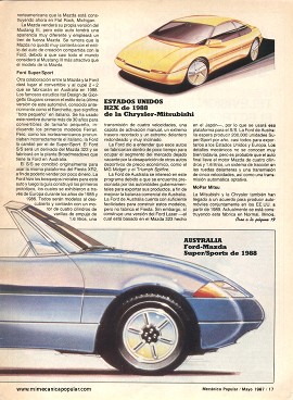 Autos Asiamericanos - Mayo 1987
