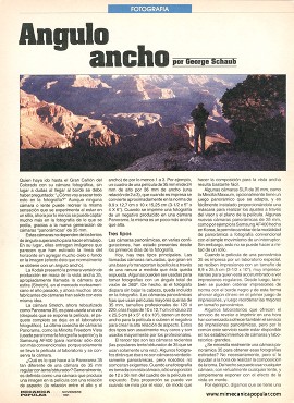 Cámaras de Ángulo Ancho - Noviembre 1991