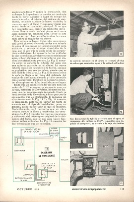 Instale en su Casa Aire Acondicionado - Octubre 1953