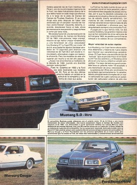 Manejando los Ford del 83 - Diciembre 1982