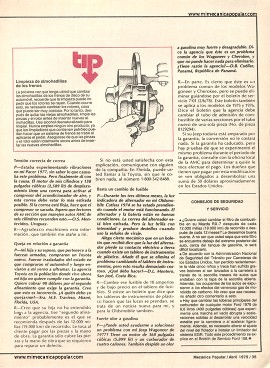 Clínica del Automóvil - Abril 1978