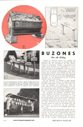 Buzones Rurales Atractivos - Septiembre 1947