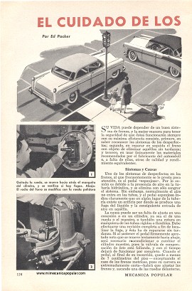 El Cuidado de los Frenos - Marzo 1957