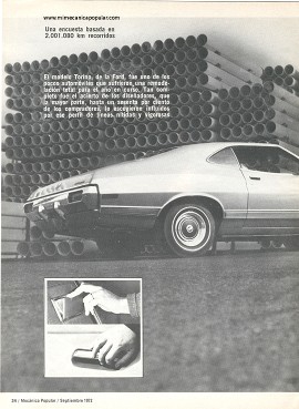 Informe de los dueños: Ford Torino - Septiembre 1972