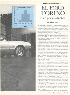 Informe de los dueños: Ford Torino - Septiembre 1972