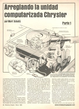 Arreglando la unidad computarizada Chrysler - Parte 1 - Marzo 1983