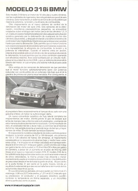 Los BMW 325is - 318is - 525i - 318i - Diciembre 1992