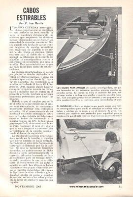 Cabos Estirables - Cuerdas amortiguadoras - Noviembre 1960