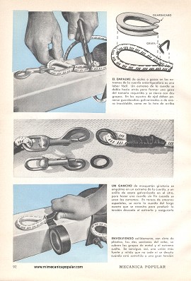 Cabos Estirables - Cuerdas amortiguadoras - Noviembre 1960