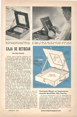 Caja de Retocar - Enero 1957