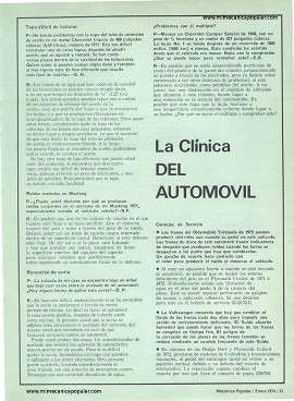 Clínica del Automóvil - Enero 1974