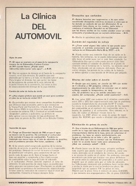 Clínica del Automóvil - Febrero 1974