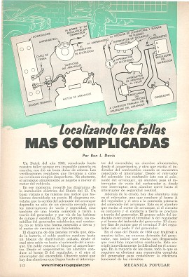 Localizando las Fallas Más Complicadas - Julio 1960