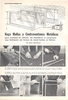 Haga Mallas y Contraventanas Metálicas - Noviembre 1960