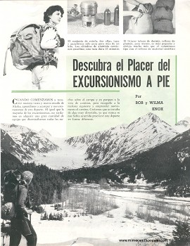 Descubra el placer del excursionismo a pie - Septiembre 1962
