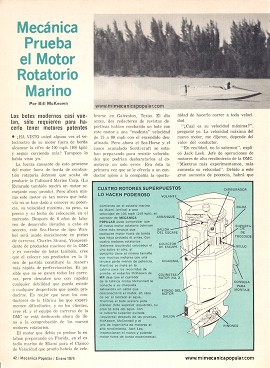MP Prueba el Motor Rotatorio Marino - Enero 1974