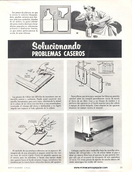 Solucionando Problemas Caseros - Septiembre 1962
