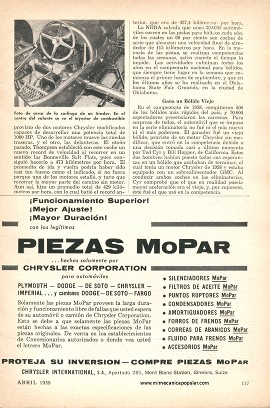 Los Tiradores hacen su Aparición - Abril 1959