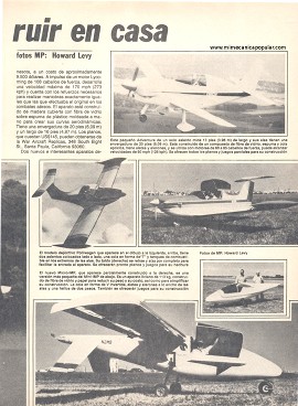 7 aviones para construir en casa - Abril 1980
