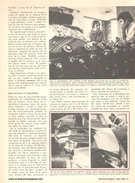 Cómo Comprar Piezas de Uso para su Automóvil - Abril 1976