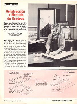 Construcción y Montaje de Cuadros - Mayo 1973