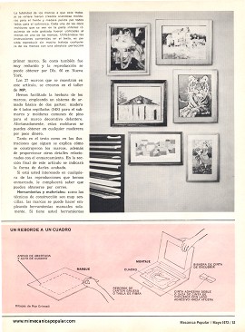 Construcción y Montaje de Cuadros - Mayo 1973