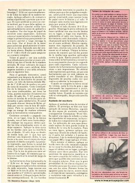 Escritorio de campaña de fácil construcción - Mayo 1979