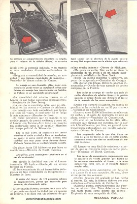 Informe de los dueños: Dodge Lancer - Mayo 1961