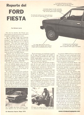 Informe de los dueños: Ford Fiesta - Mayo 1978