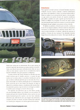 1,2,3... Probando: Jeep Grand Cherokee - Abril 1999