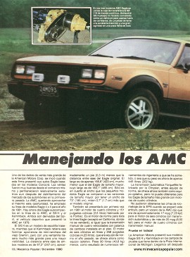 Manejando los AMC del 81 - Diciembre 1980