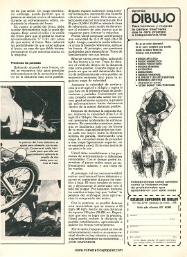 Motociclismo: Mejore su técnica de frenar - Junio 1979
