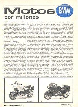Motocicletas BMW por millones -Mayo 1992