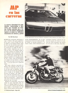 MP en las carreras - Mayo 1973