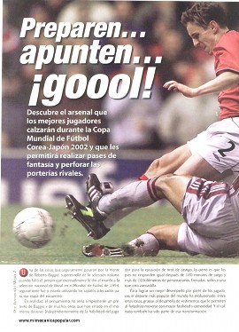 El Mundial de Fútbol alcanza a los fabricantes de zapatos deportivos - Mayo 2002