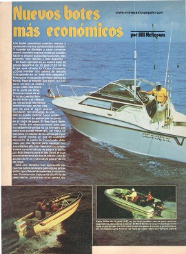 Nuevos botes más económicos - Agosto 1982