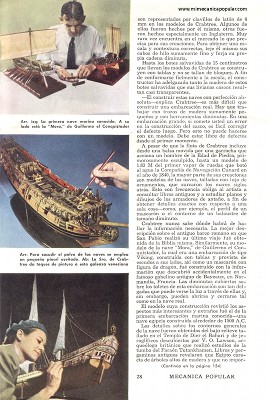 Modelismo Naval: Obras Maestras en Miniatura - Mayo 1950