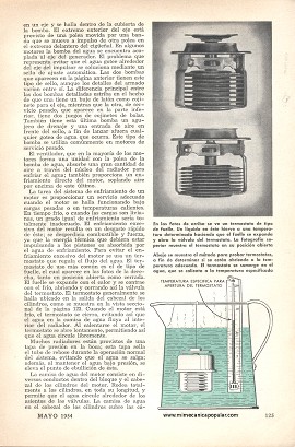El Sistema de Enfriamiento del Auto - Mayo 1954