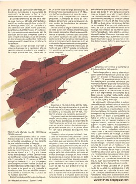 Avión Espía - Lockheed Blackbird - Octubre 1982