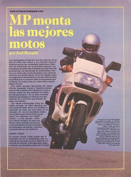 MP monta las mejores motos - Octubre 1982