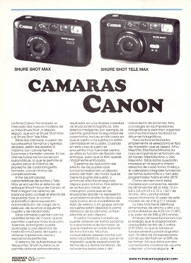 Cámaras Canon - Diciembre 1992