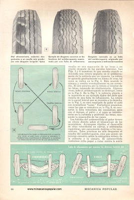 El Cuidado de los Neumáticos del Auto - Marzo 1950
