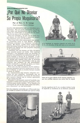 ¿Por Qué No Diseñar Su Propia Maquinaria? - Febrero 1955